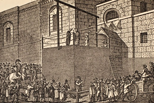 A Hanging outside Newgate Prison